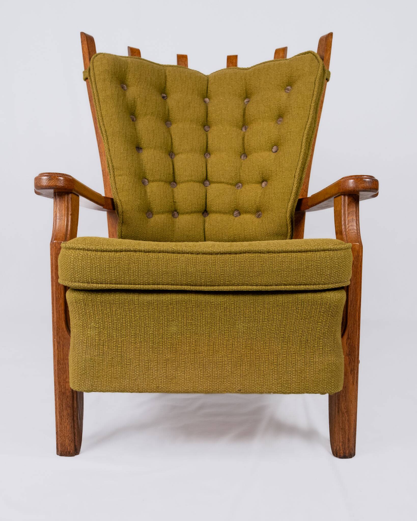 Reclining Armchair, by Guillerme and Chambron, for Your Home, 1950s