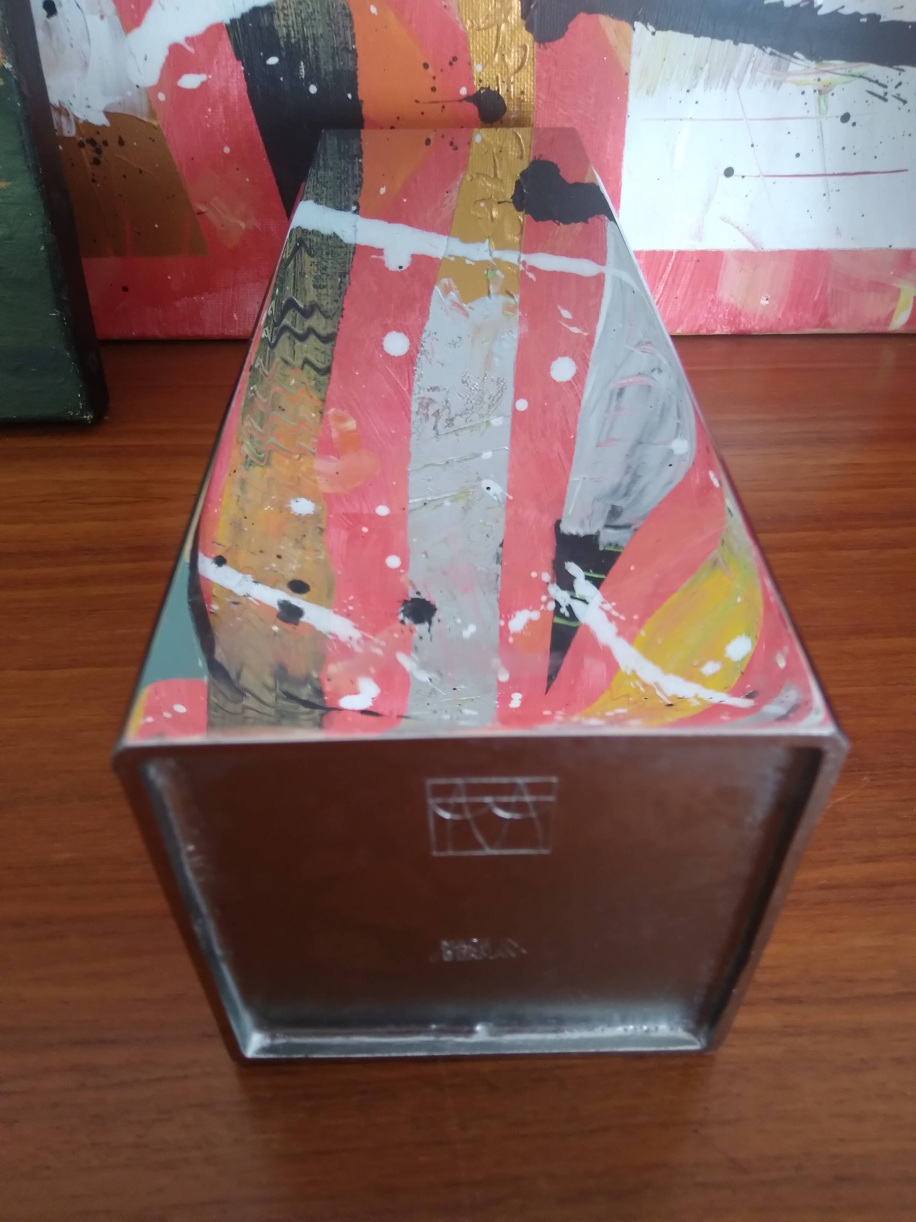 Bauhaus chrome vase