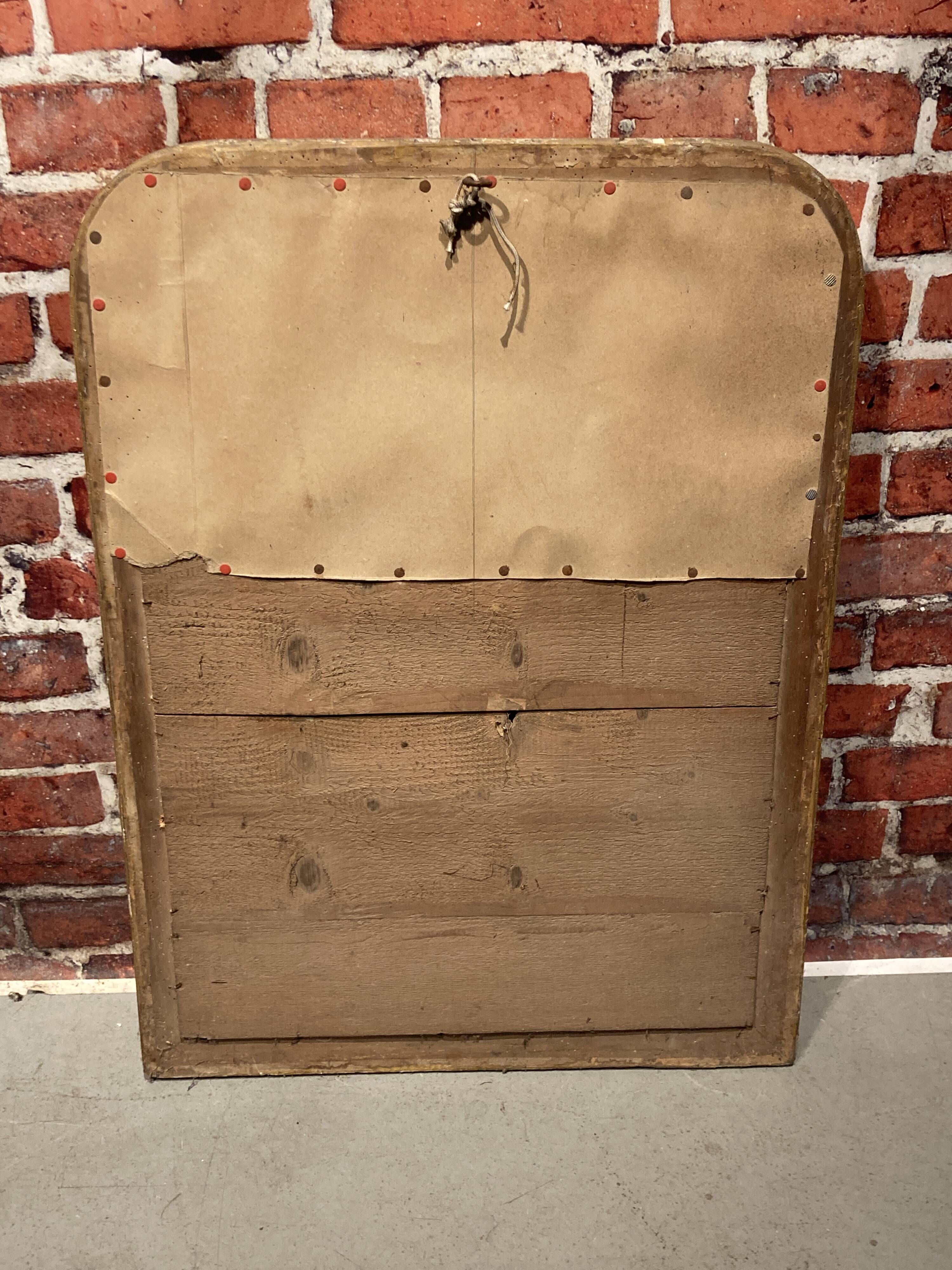 Antique Louis Philippe wooden mirror