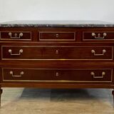 Commode d’époque Louis XVI en acajou