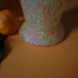 Speckled vase in glass paste