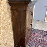 old secretary, Restoration era, lock and clover key, nineteenth century