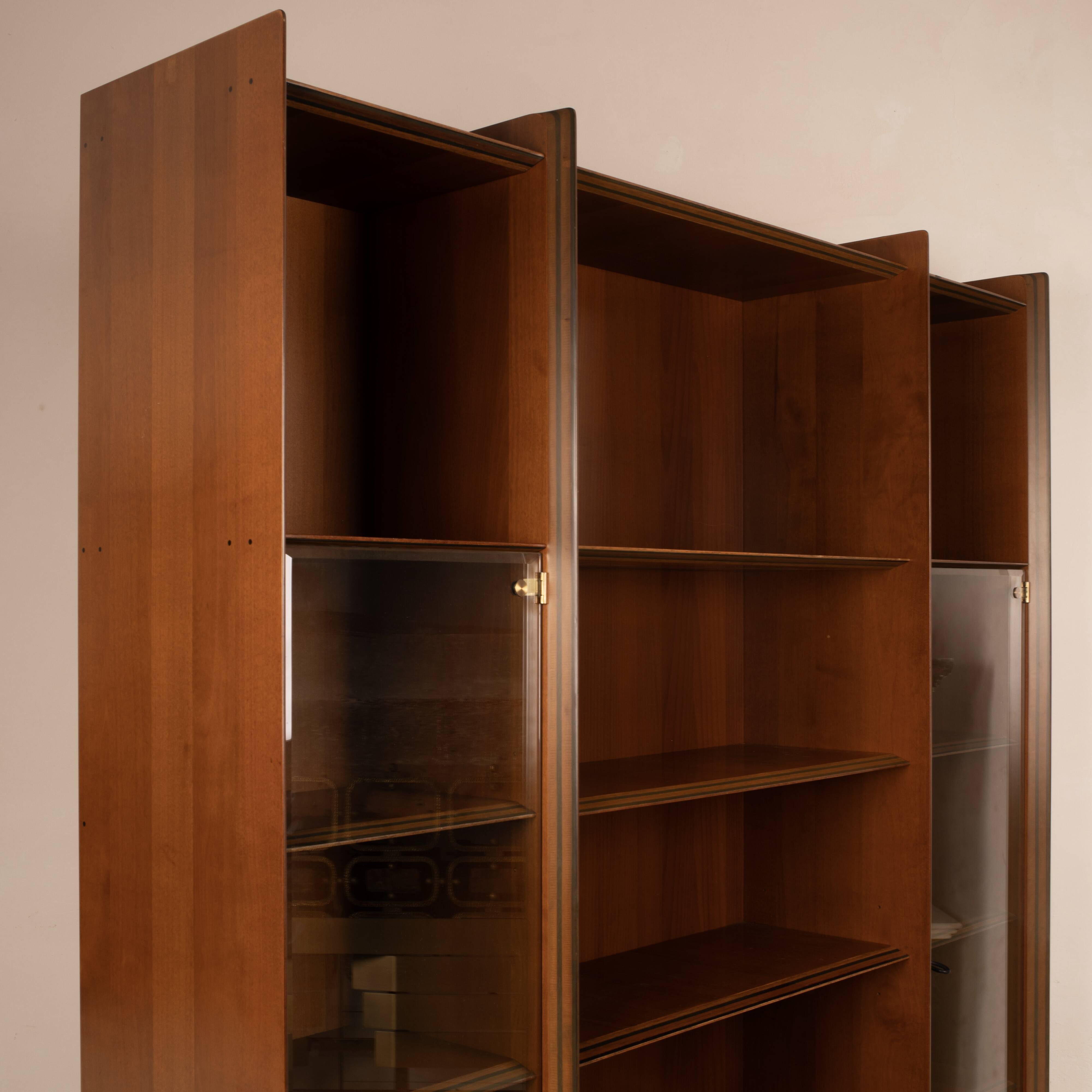 Pair of Artona Bookcases by Afra and Tobia Scarpa for Maxalto