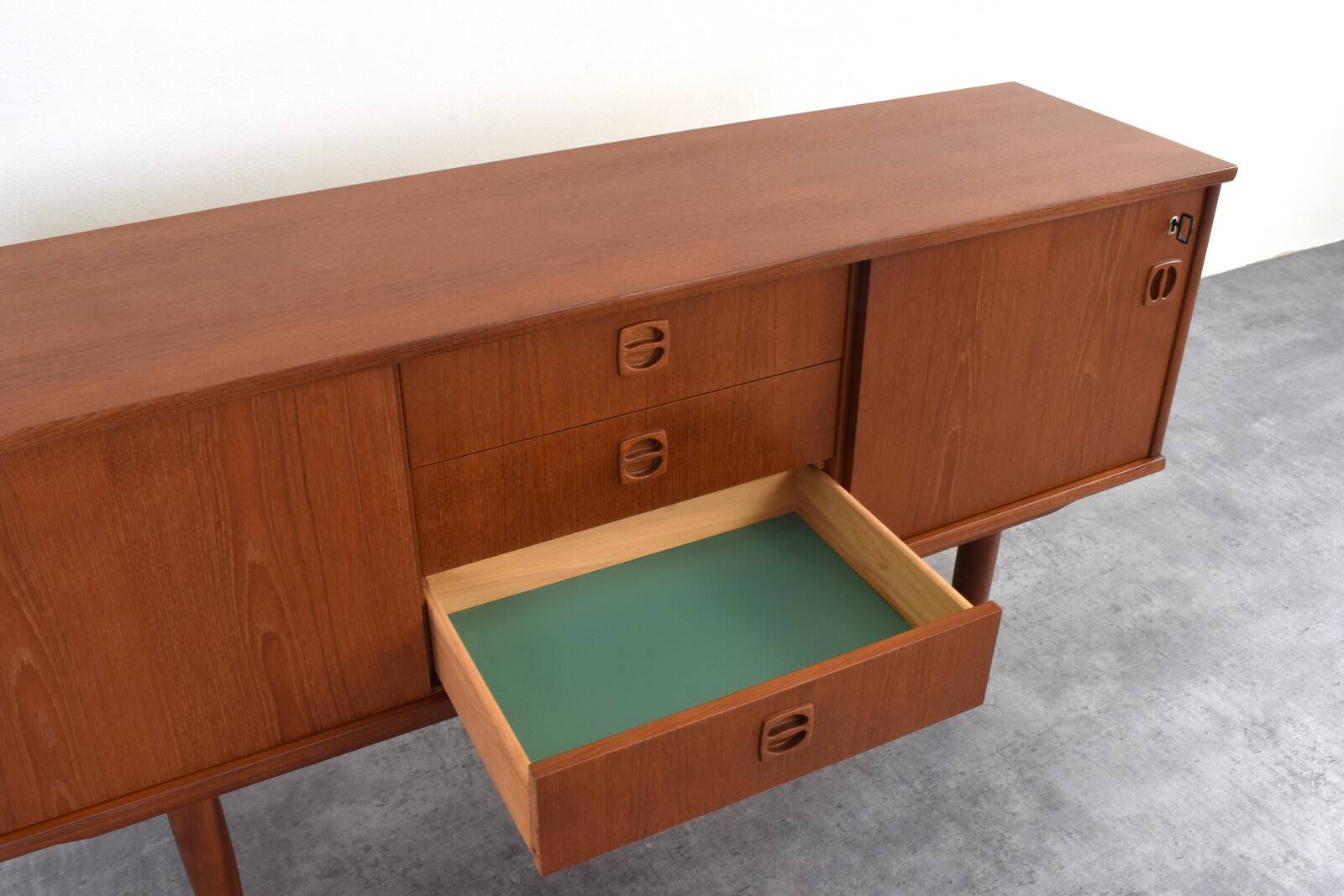 Mid-Century Danish Teak Sideboard, 1960s.