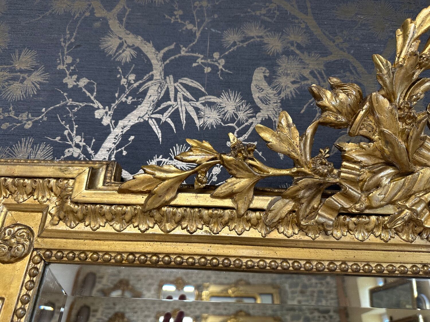 Miroir époque Napoléon III 149x107x112