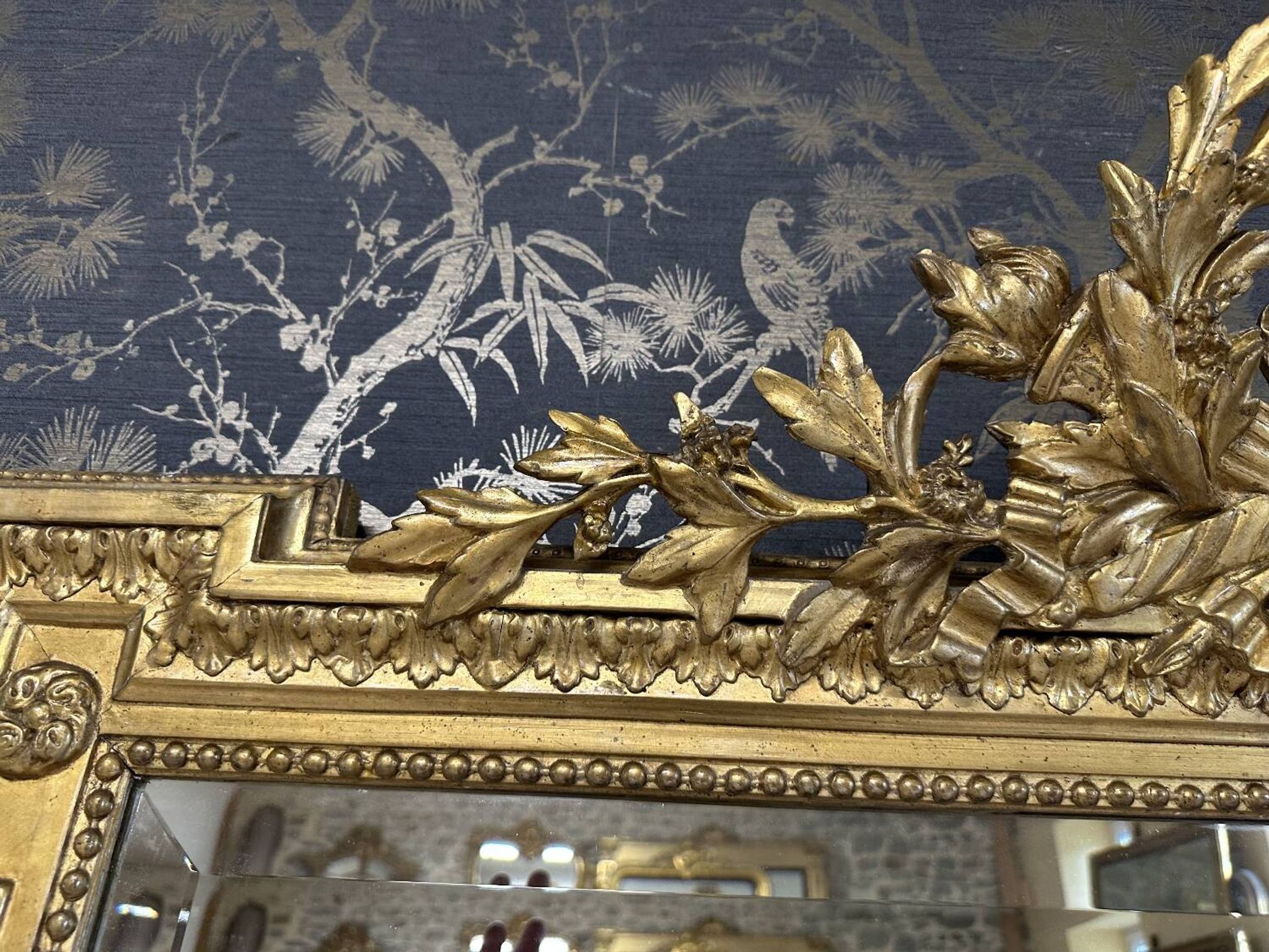 Miroir époque Napoléon III 149x107x112