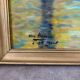 Saint George Major at dusk, oil on canvas signed