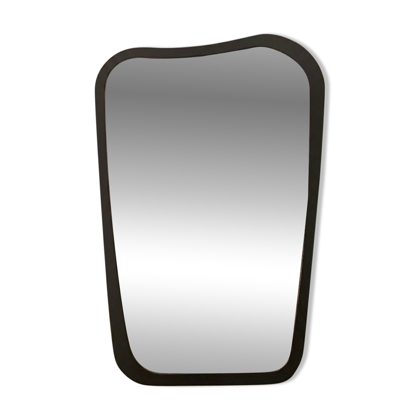 Organic mirror, 50 x 75, black oak, Maison Sarah Lavoine