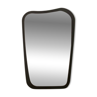 Organic mirror, 50 x 75, black oak, Maison Sarah Lavoine