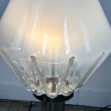 Diamond lamp in Murano glass, Italy 1970