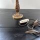 Lampe en laiton abat jour pagode
