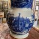 Pichet et bol en grès bleu et blanc Victoria Ware