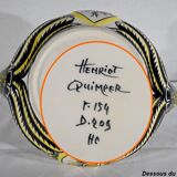 Earthenware basket, Manufacture Henriot Quimper – Mid-twentieth century