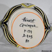 Earthenware basket, Manufacture Henriot Quimper – Mid-twentieth century