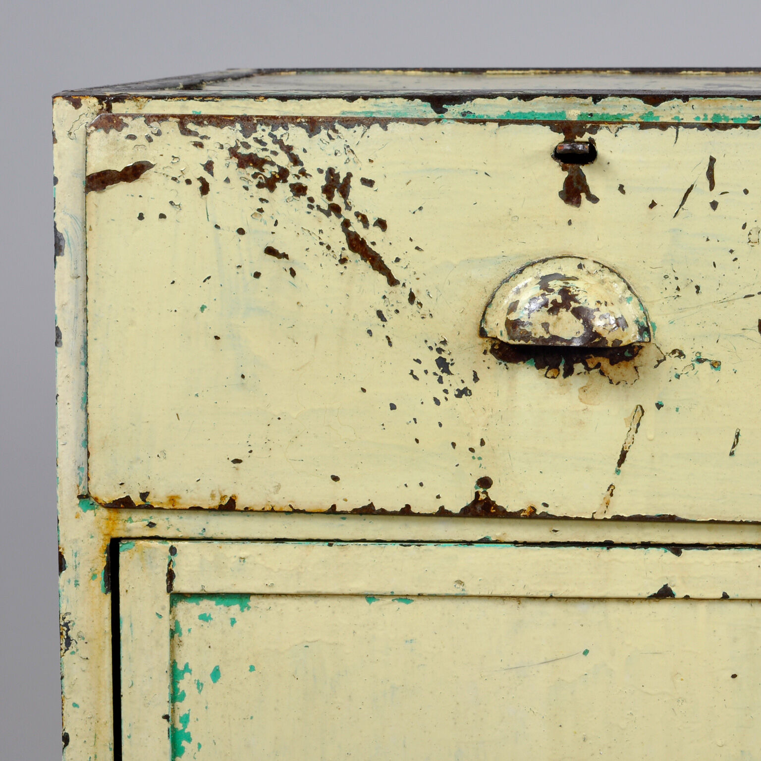 Industrial iron cabinet, 1960s