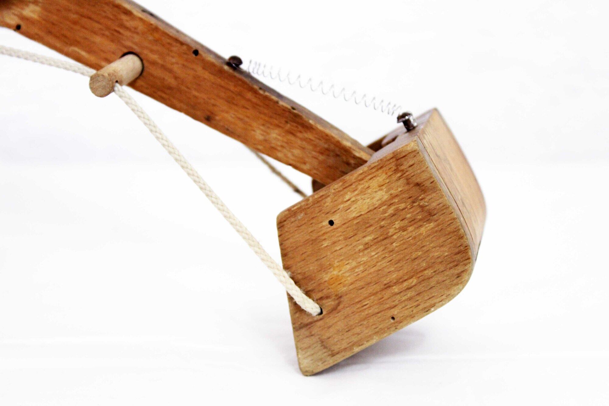 Jouet en bois label "Spielgut" tractopelle pelleteuse