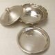 Antique silver-plated vegetable dish, tableware