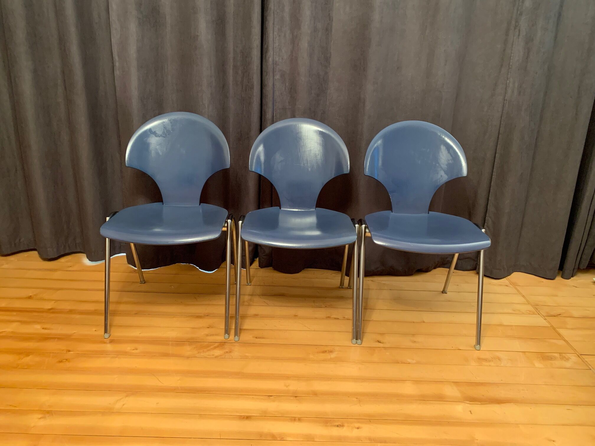 Set of three Kusch+Co chairs, Germany, 1980s