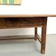 French farmhouse table in solid walnut, circa 1920