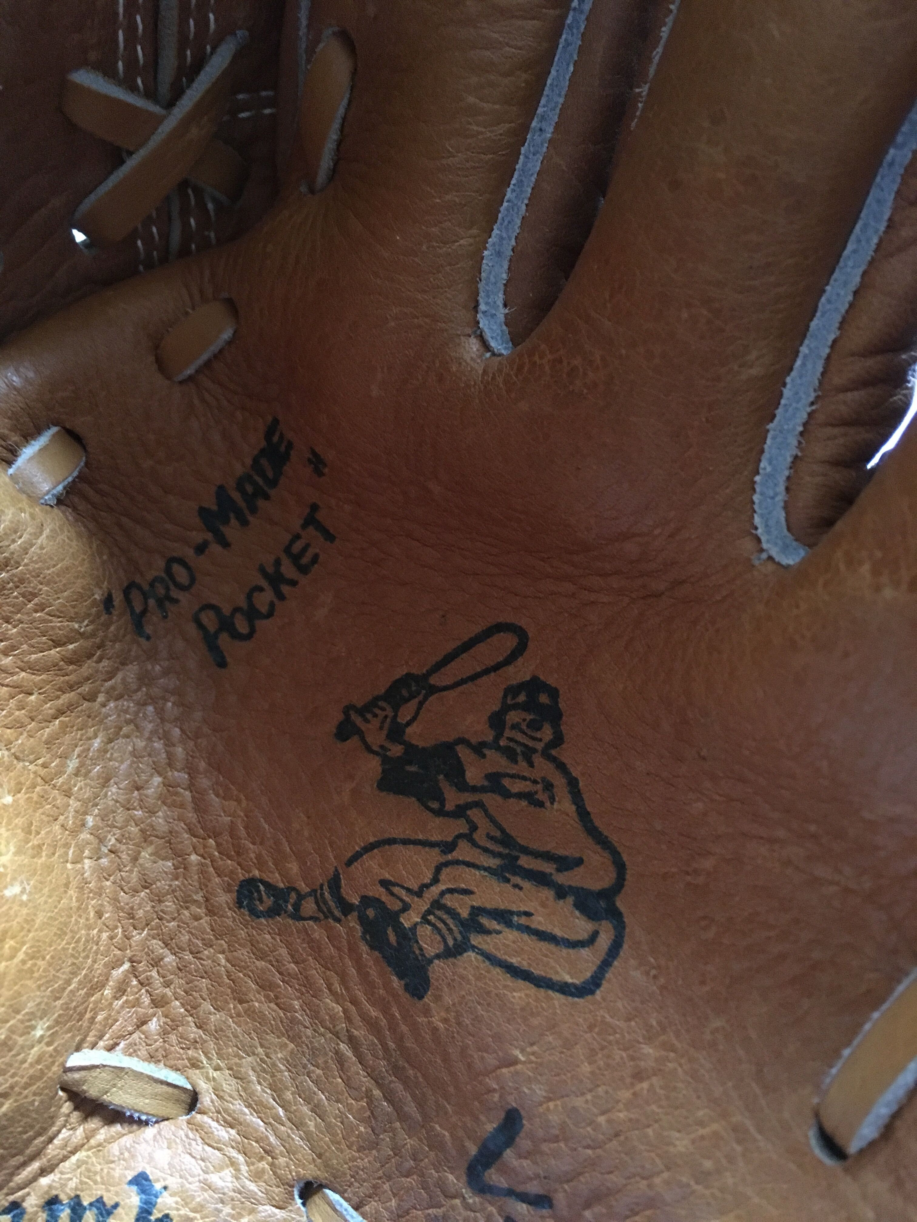 Years leather baseball glove 60s USA made in Japan