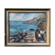 Painting: Breton coastal landscape signed C.BREGEZ and dated 1924