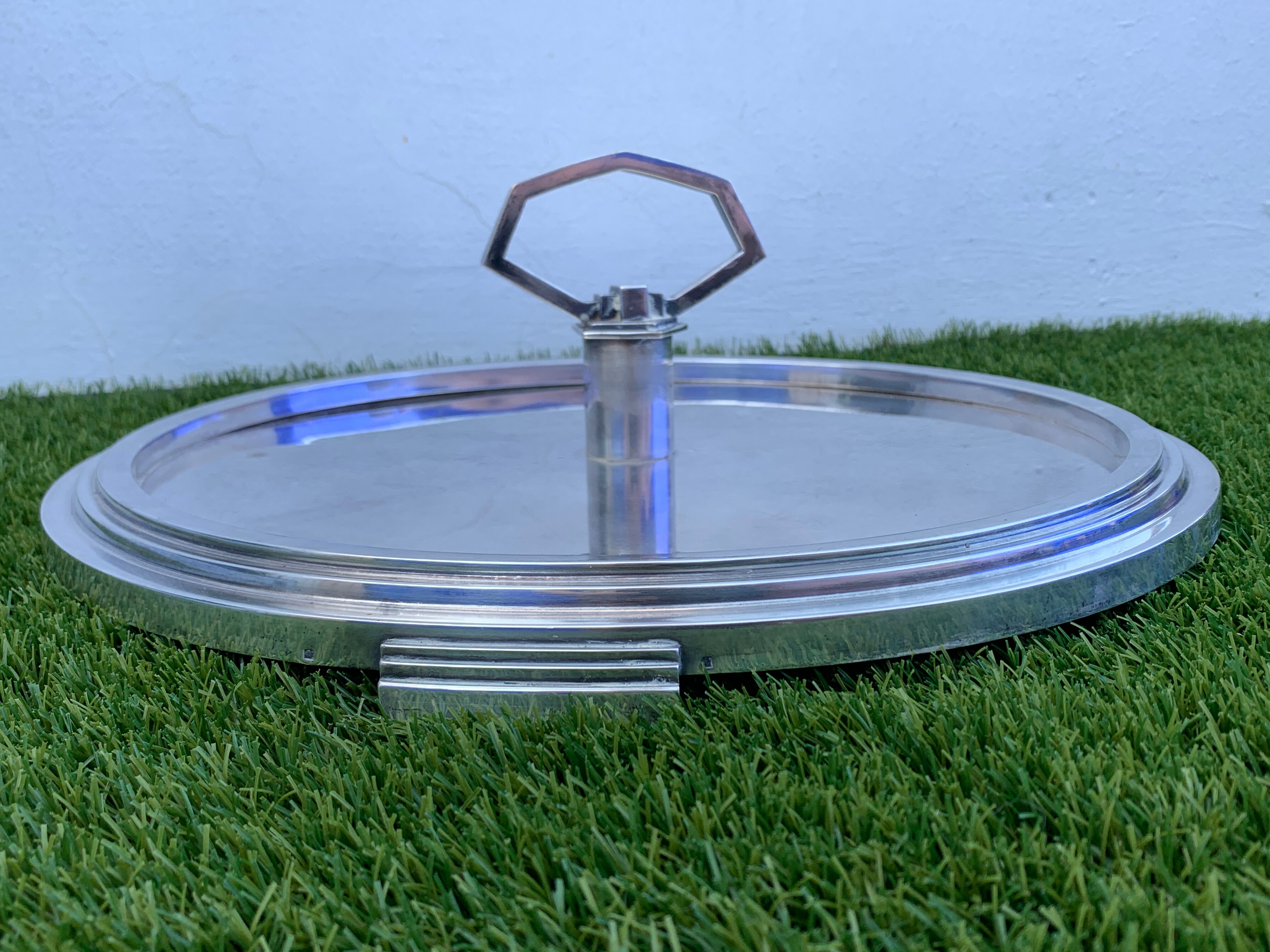 Christofle presentation tray in metal