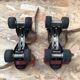Old pair of roller skates germina metal black