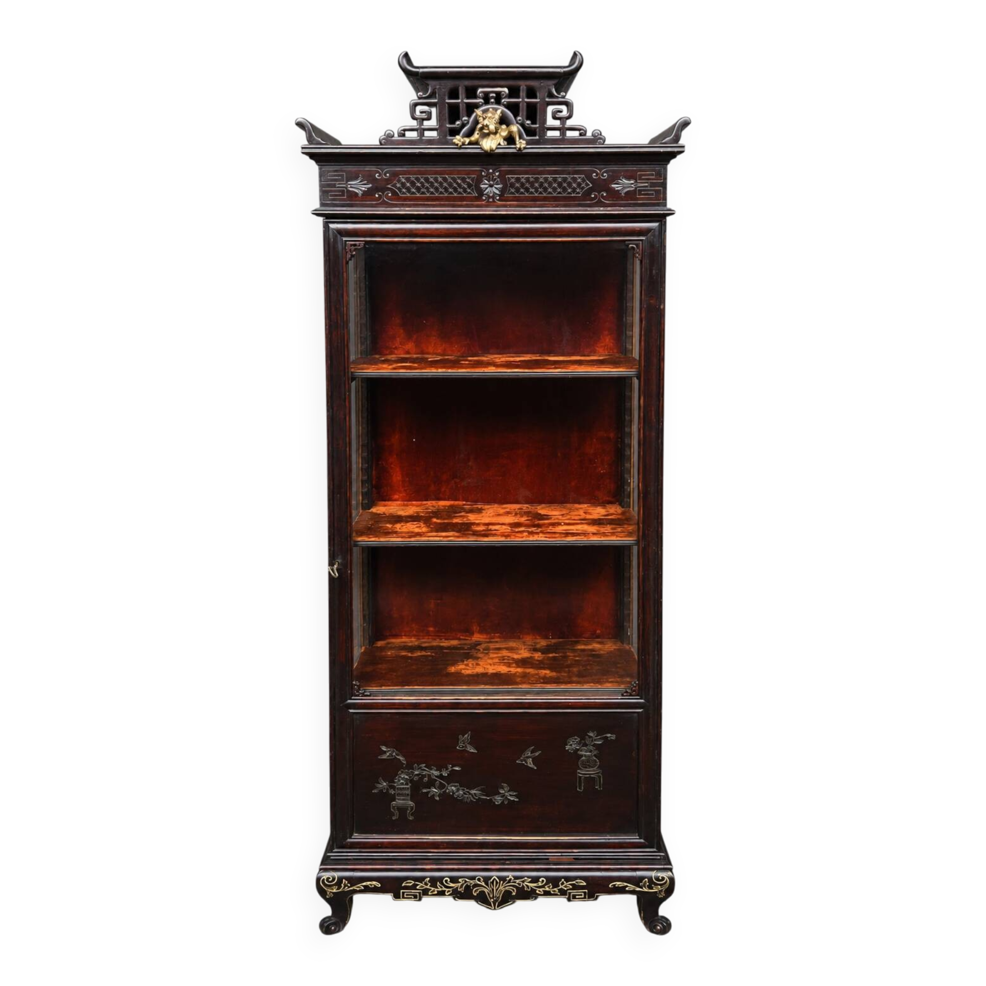Japanese-style display cabinet.