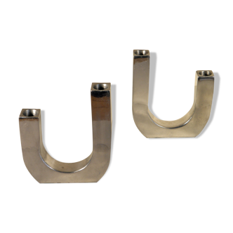 Pair of candlesticks design 1970