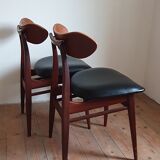 Paire de chaises Louis Van Teeffelen