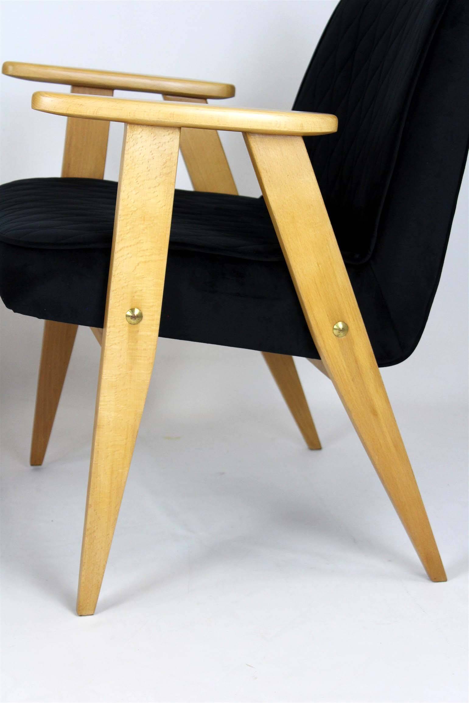 Set of Model 366 Armchairs by Józef Chierowski, Poland, 1960s