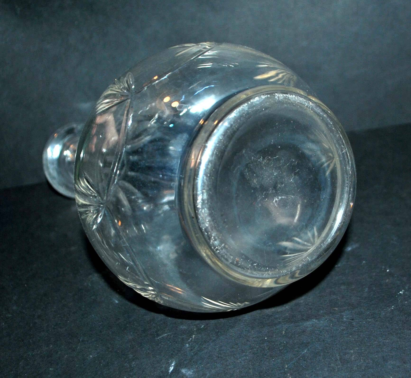 Vintage wine carafe in cut crystal 24.5 cm