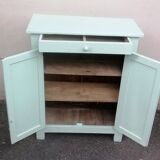 Vintage water green Parisian furniture from the 1940s