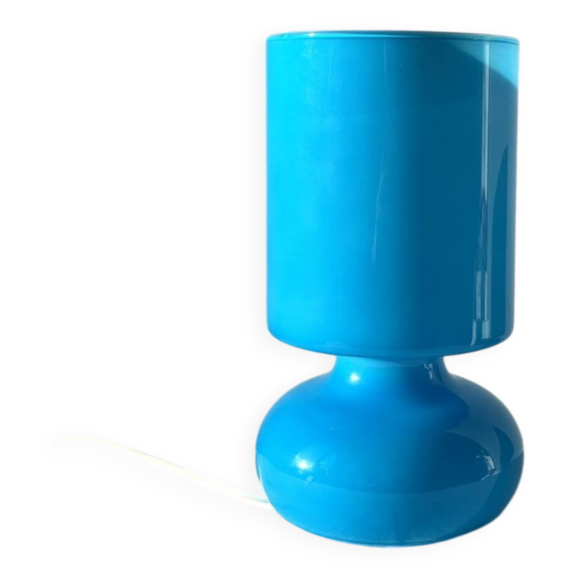 Blue table lamp LYKTA (vintage IKEA)
