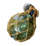 Peach ball with macrame