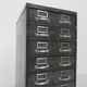 Industrial Steel Chest of Drawers with 20 Drawers