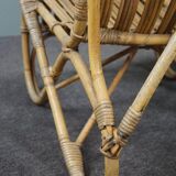 Ensemble de 2 fauteuils Rotan Dutch Design Belse 8, 1950