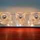 Triple wall lamp Ice Cube, Peill & Putzler, 1970