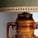 West germany ceramic floor lamp 70s