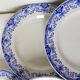 6 flat plates from the Boch Frères La Louvière porcelain model Dina
