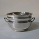 Silver-plated metal cup with diamond stamp "SIS" - 20th century