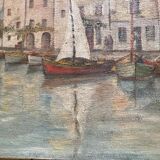 Oil on canvas signed LA.Housset:
