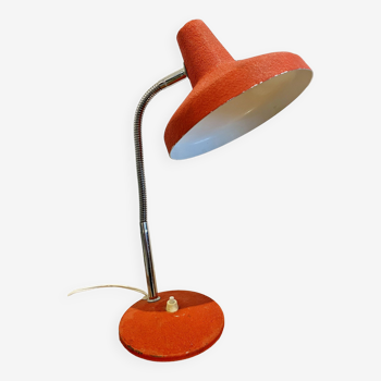 Vintage grained metal desk lamp