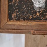 Bamboo side table late 19th century Perret and Vibert style