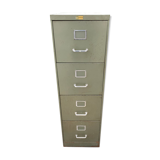 Industrial metal binder with 4 drawers