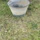 Old zinc basin