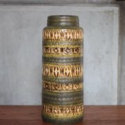 Ceramic vase West Germany, flower pot, interior decoration.