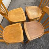 Set of 4 vintage bistro chairs