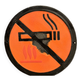 Plaque avertissement vintage