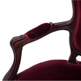 Fauteuil ancien, Europe du Nord, fin 19ème siècle.